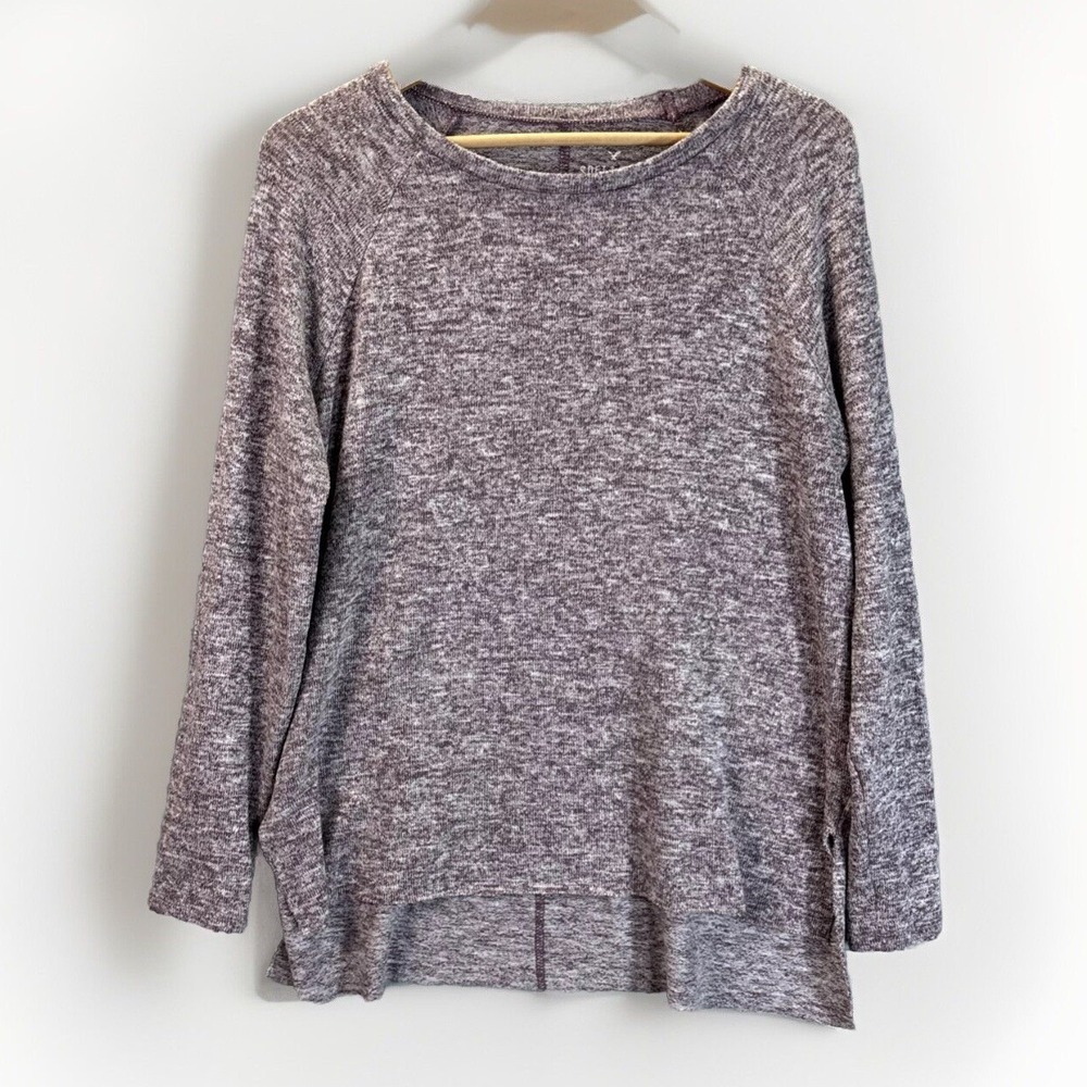 American Eagle Soft & Sexy‎ Plush Top M Stretch Knit Cozy Pink Heathered Cozy